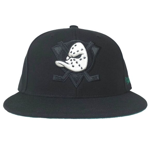 Mitchell & Ness Other - Anaheim Ducks Mitchell & Ness NHL Fitted 7 1/8 Flatbill Hat Cap 3D Logo New